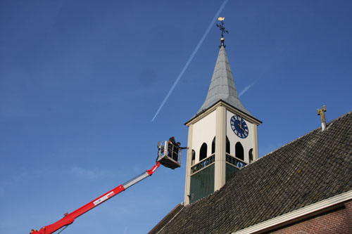 Jisper kerktoren uitgelicht