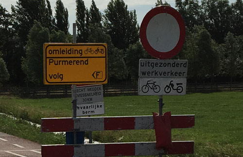 Jisperdijk werk in uitvoering