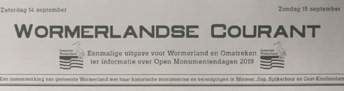 Open Monumentendagen in Wormerland